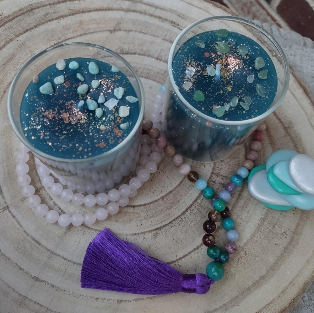 Aqua Waters Scented Handmade Organic Soy Wax Candle